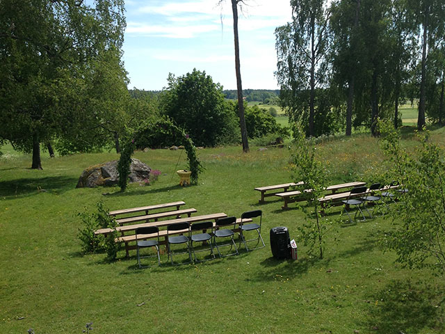 Ekeby loge - Krans och mindre platser för liten vigsel