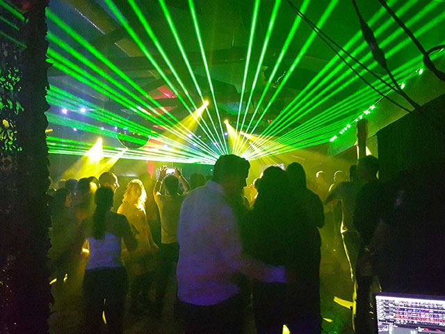 Eventhuset festvåning - Lasershow