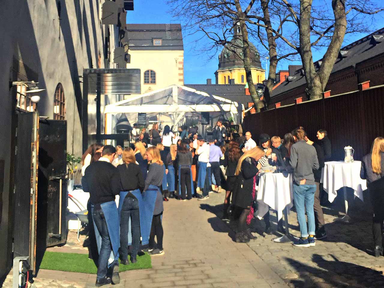 Scenkonstmuseet - Eventlokal Stockholm - Mingel innergård