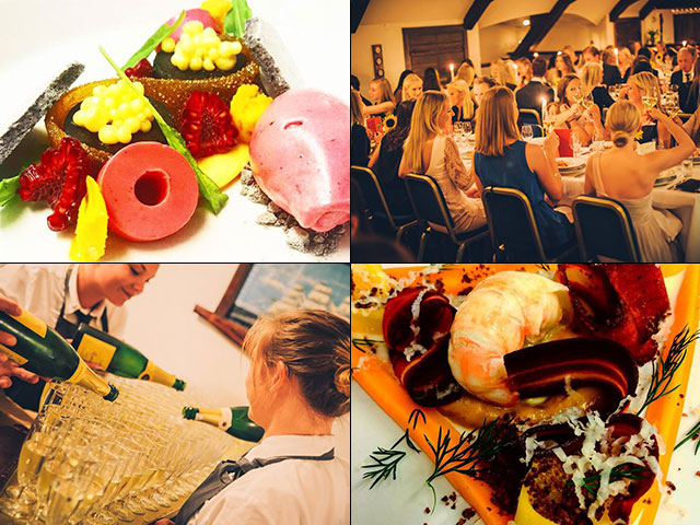 Mat Sjöfartshuset festvåning - collage