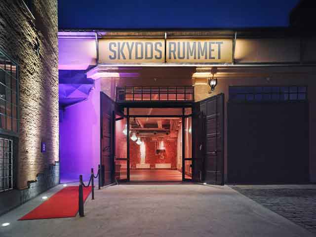 Skyddsrummets entré