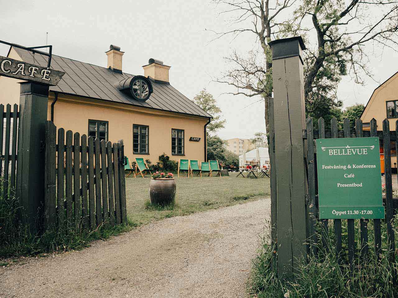 Bellevue Festvåning Roslagstull - Vy från Grind