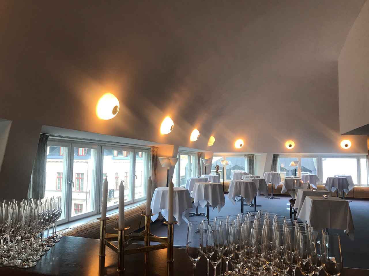 Bygget festlokal / eventlokal Stockholm city