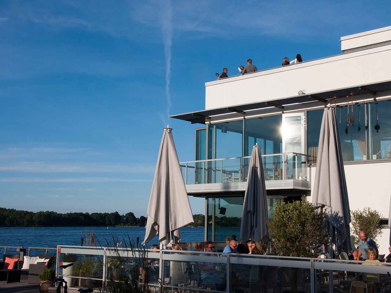 Docklands från vattnet