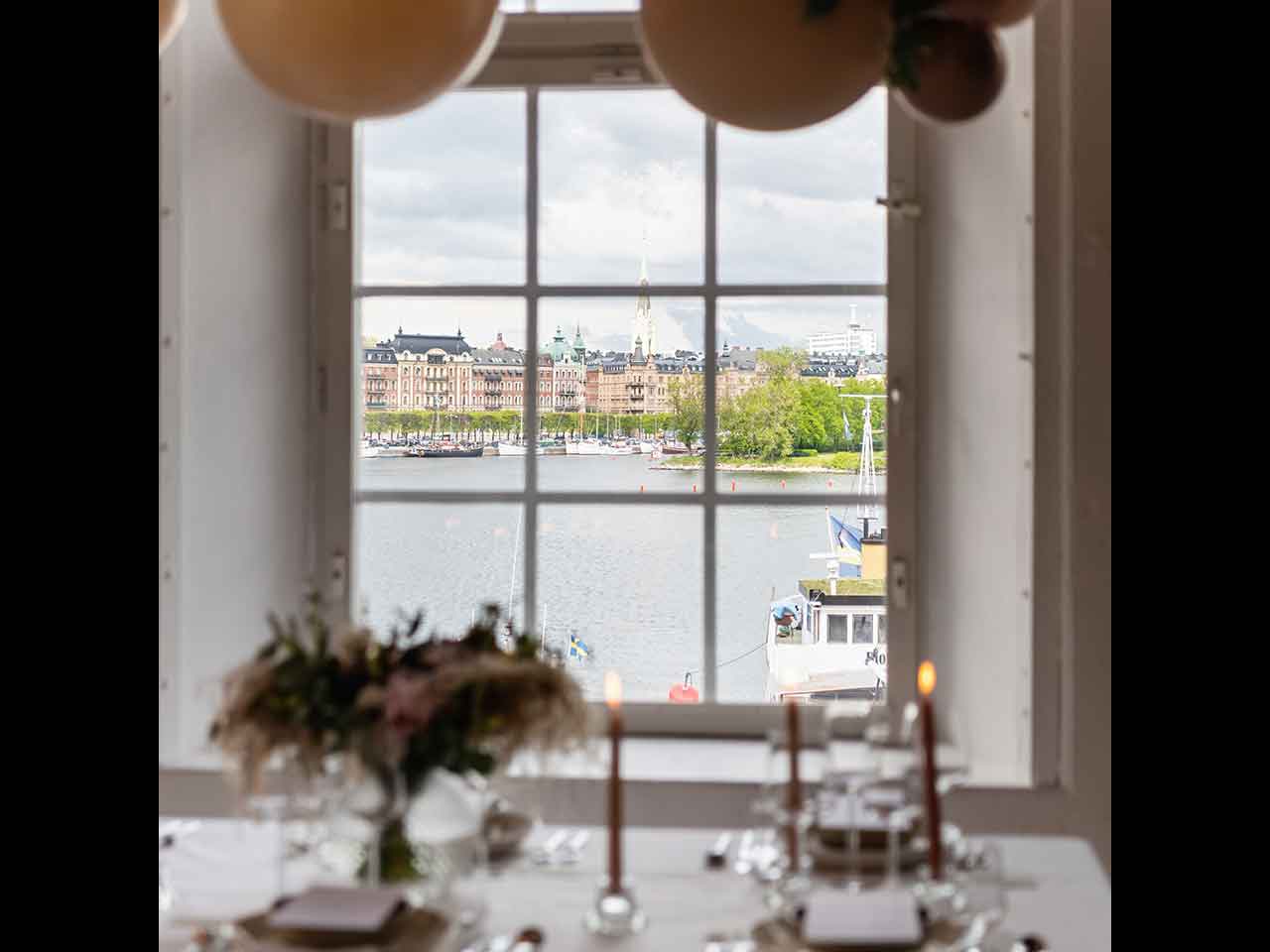 Glasverandan - festlokal Skeppsholmen