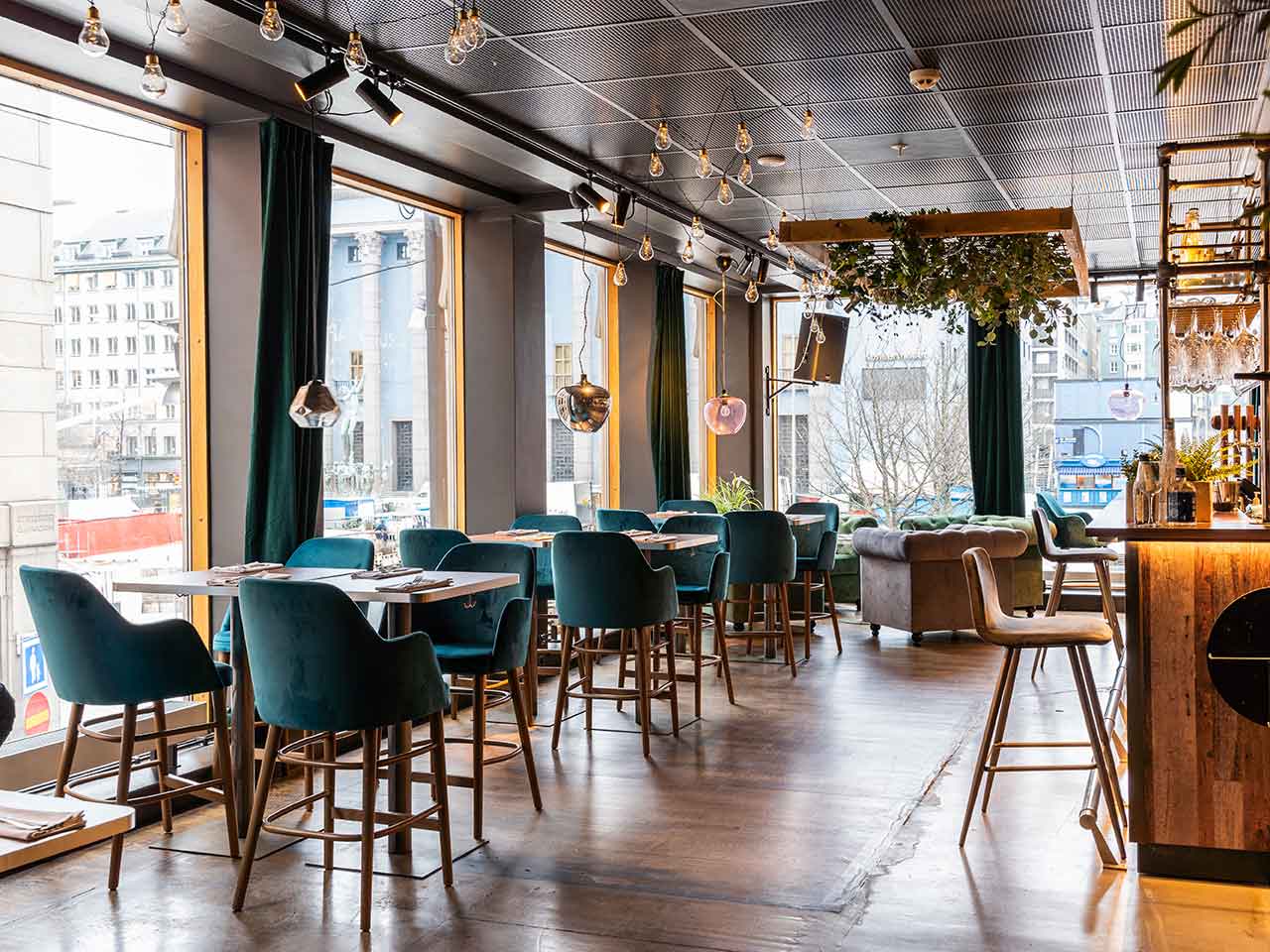Lokal är en festvåning vid Hötorget - Bar och middagssittning