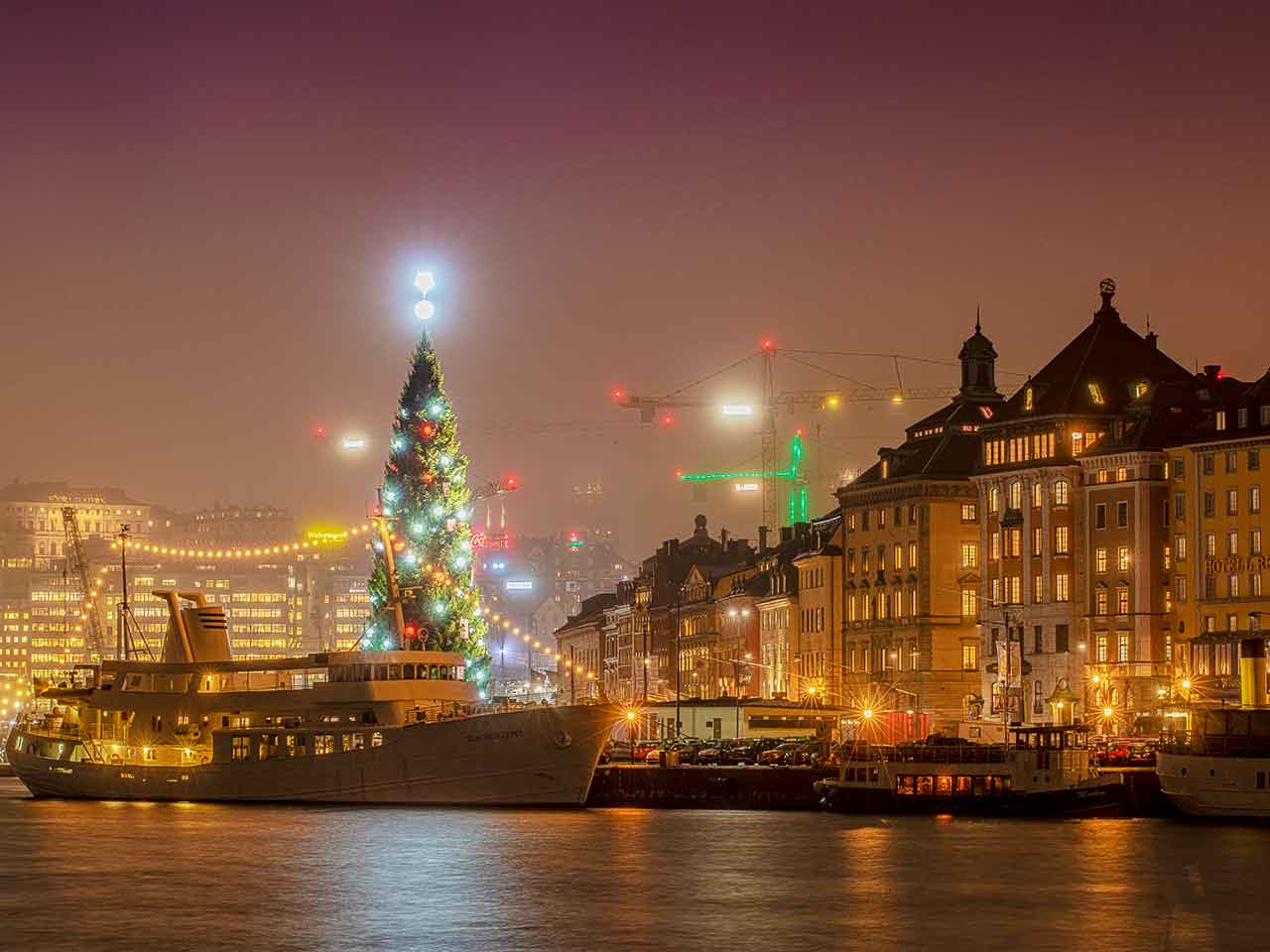 Mindepartementet festlokal dukning