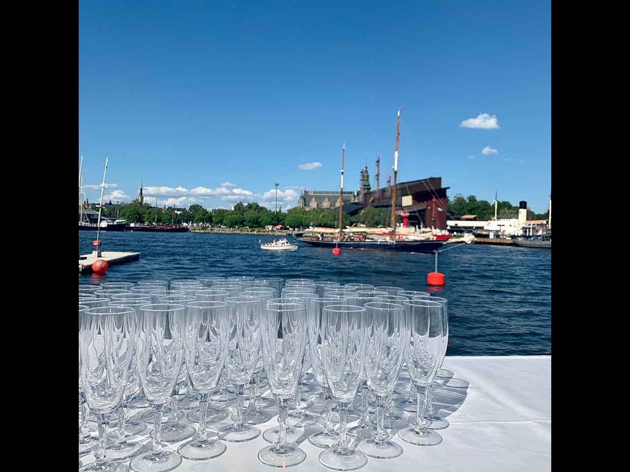 Festlokalen Segelsömmarsalen på Skeppsholmen