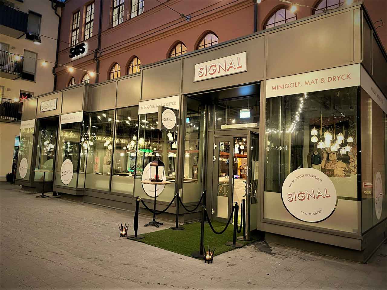 Signal festvåning och minigolf Sundbyberg