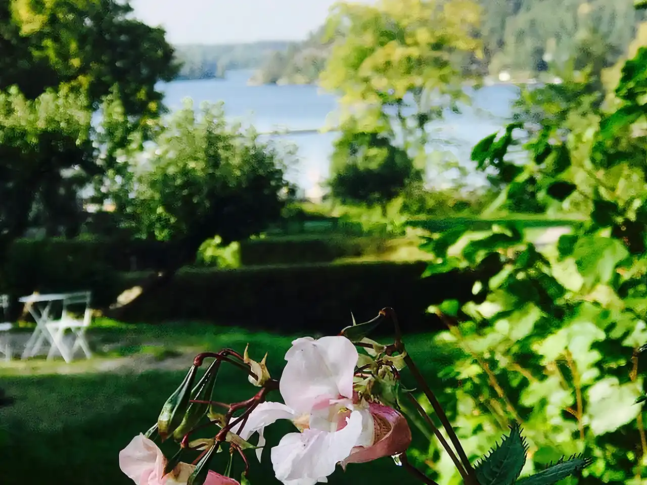 Skärholmens Gård - festvåning vid vattnet, sjöutsikt