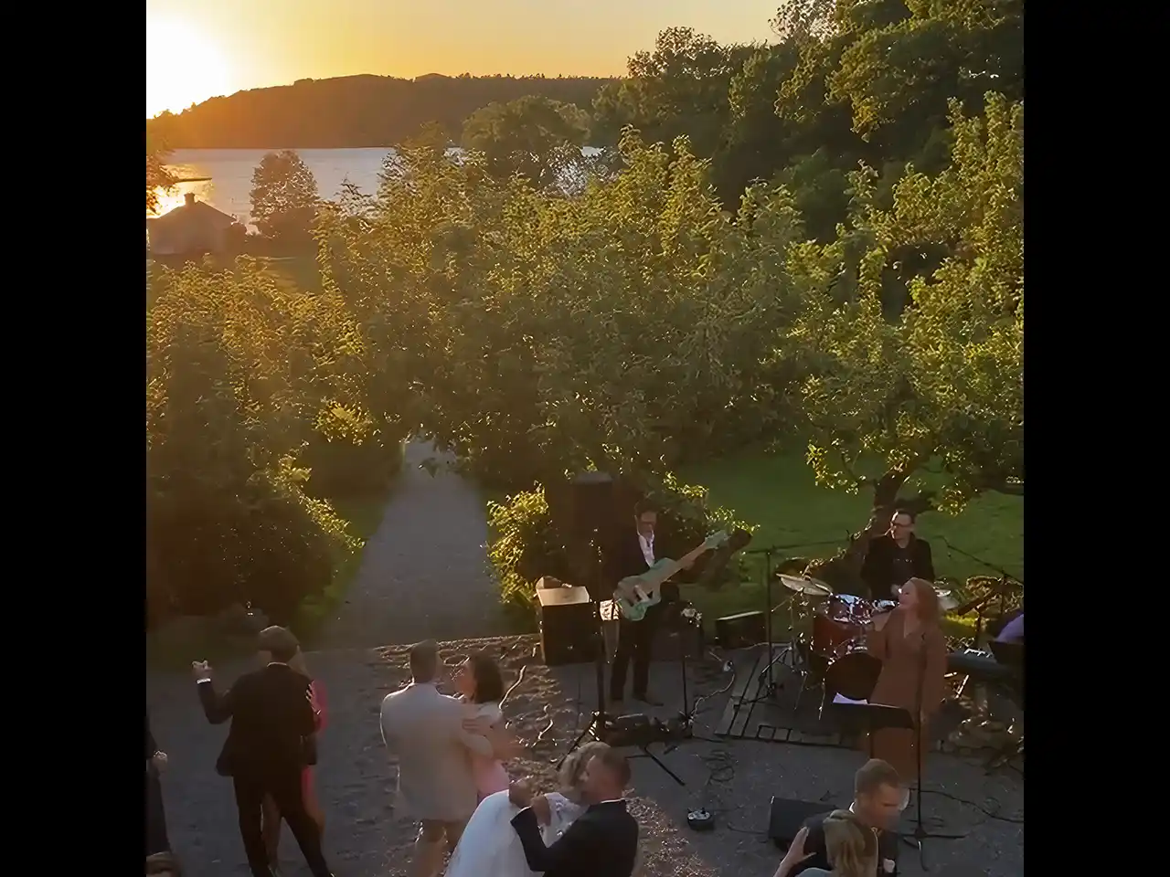 Skärholmens Gård - festvåning vid vattnet, sjöutsikt