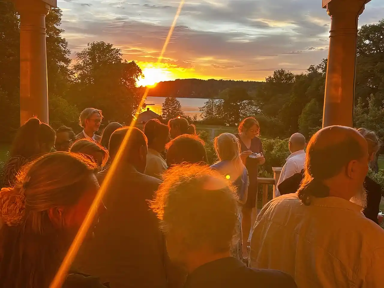 Skärholmens Gård - festvåning vid vattnet, sjöutsikt